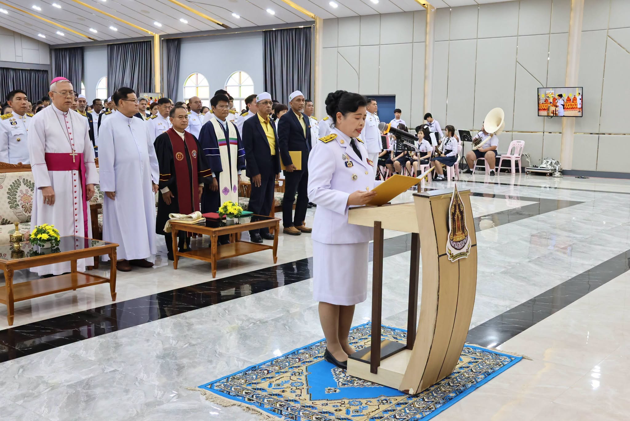 จังหวัดราชบุรีจัดพิธีทางศาสนามหามงคล 3 ศาสนา เฉลิมพระเกียรติพระบาทสมเด็จพระเจ้าอยู่หัว เนื่องในโอกาสวันเฉลิมพระชนมพรรษา 28 กรกฎาคม 2569